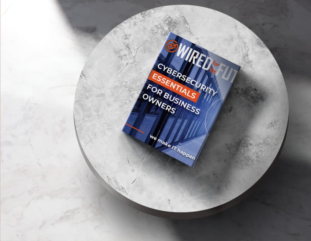 security magazine on marble table